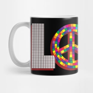 Love & Peace Colorful Mug